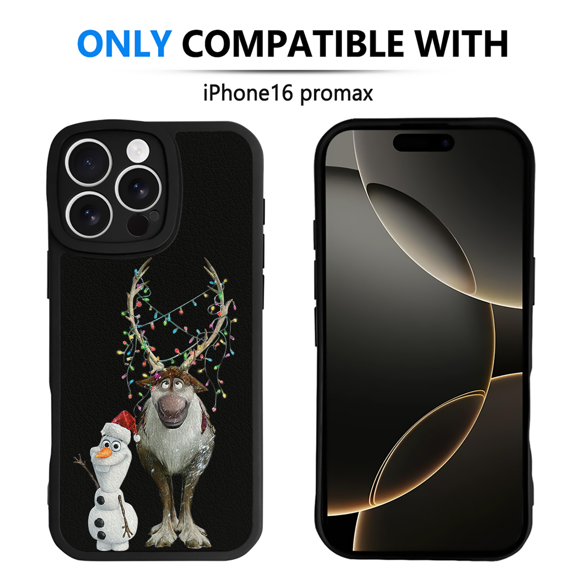 （画像用） アナと雪の女王 アンナ エルサ Frozen Anna Elsa 【iPhone 16シリーズ対応】シリコンスマホケース（レザー調） 材質：シリコン